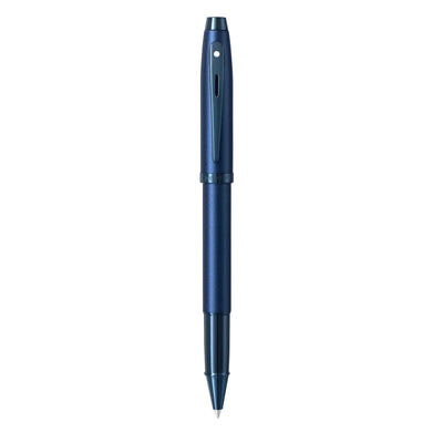 Sheaffer 100 Roller Ball Pen - Satin Blue PVD 7
