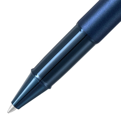 Sheaffer 100 Roller Ball Pen - Satin Blue PVD 8