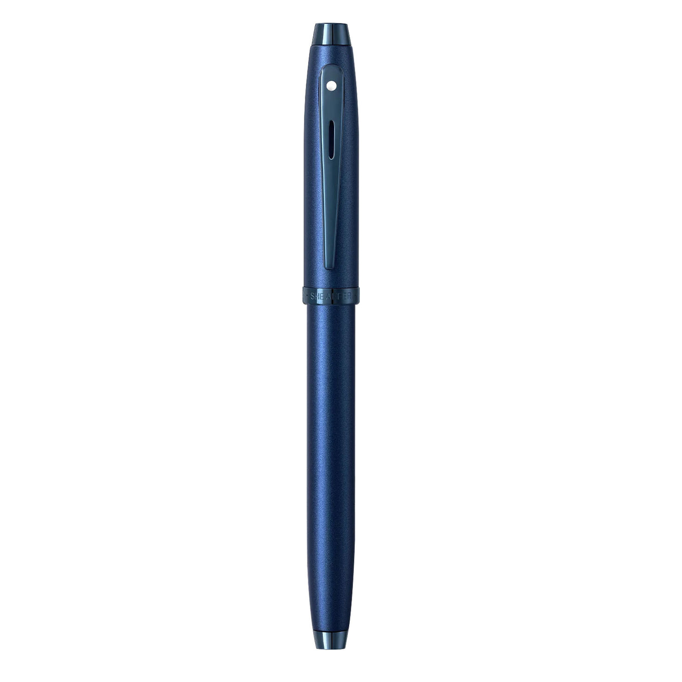 Sheaffer 100 Roller Ball Pen - Satin Blue PVD 10