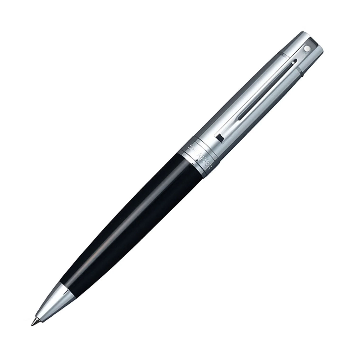 Sheaffer 300 Ball Pen - Glossy Black & Chrome 1