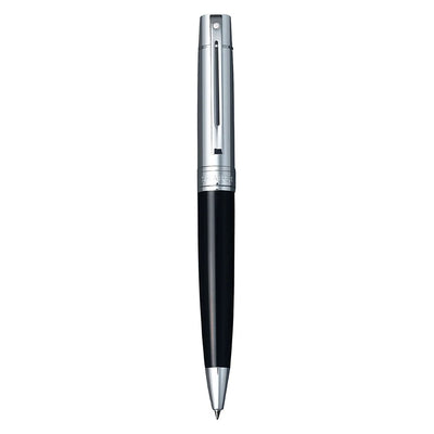 Sheaffer 300 Ball Pen - Glossy Black & Chrome 2