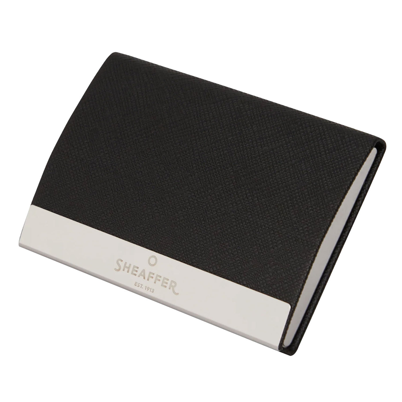 Sheaffer 300 Series Ball Pen Combo Gift Sets, Glossy Black CT + Business Card Holder 5