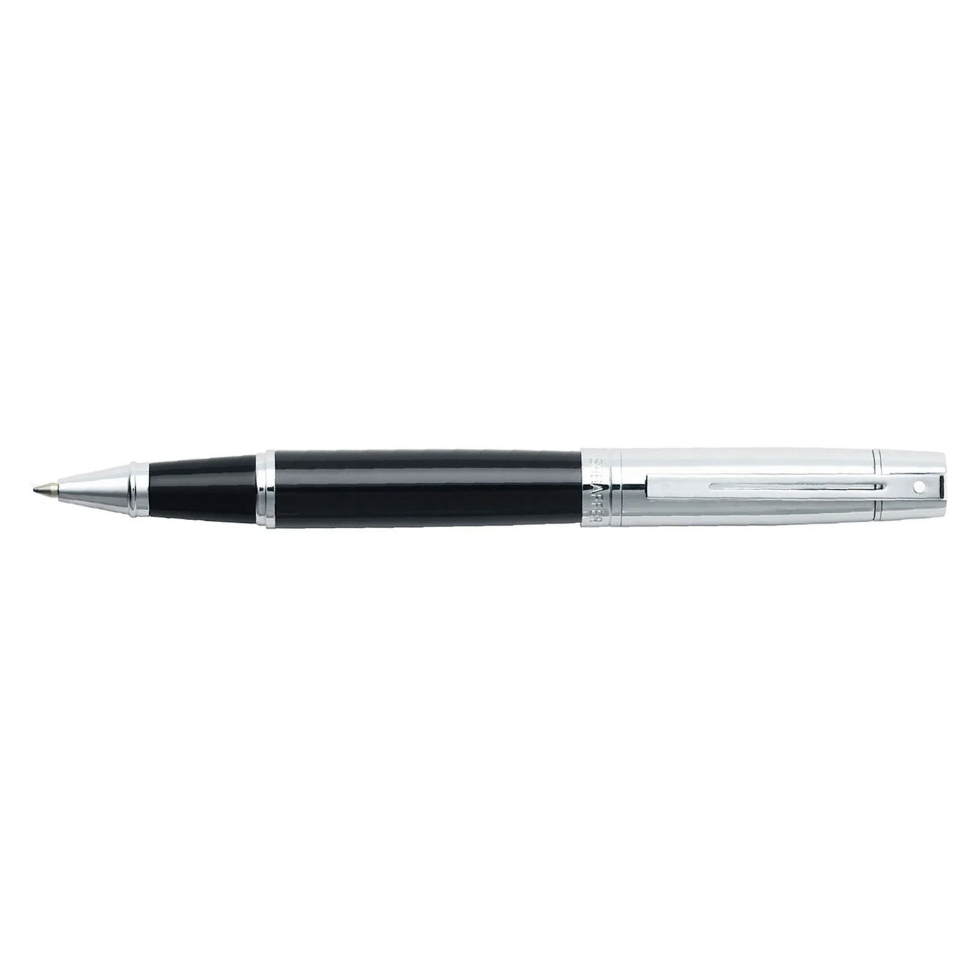 Sheaffer 300 Roller Ball Pen - Glossy Black & Chrome 3