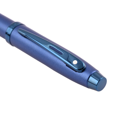 Sheaffer 100 Roller Ball Pen - Satin Blue PVD 4