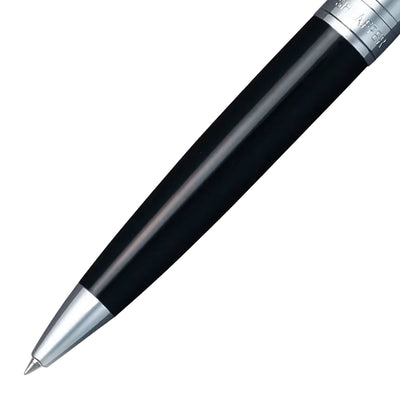 Sheaffer Gift Set - 300 Series Glossy Black & Chrome CT Ball Pen with Business Card Holder 3