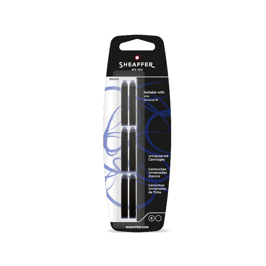 Sheaffer Universal Small Ink Cartridge Pack of 6 - Black