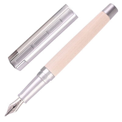 Staedtler Premium Lignum Fountain Pen - Maple Wood CT 1