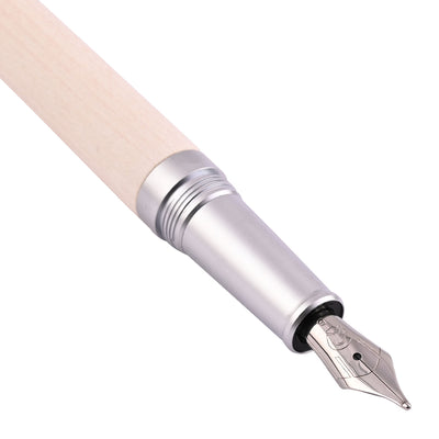 Staedtler Premium Lignum Fountain Pen - Maple Wood CT 2