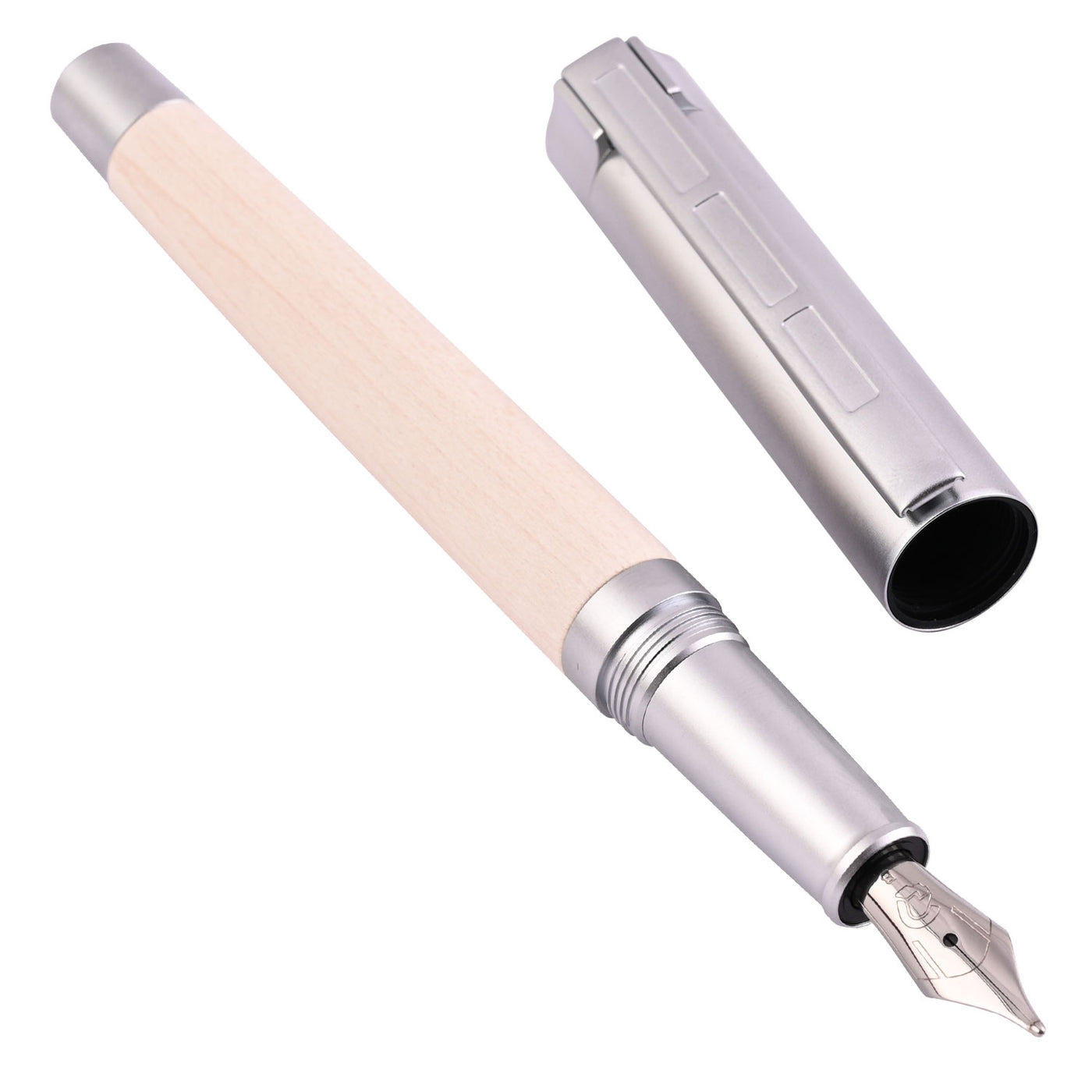 Staedtler Premium Lignum Fountain Pen - Maple Wood CT 4