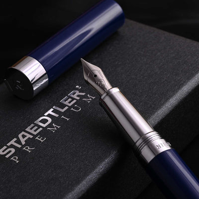 Staedtler Premium Resina Fountain Pen - Blue CT 10