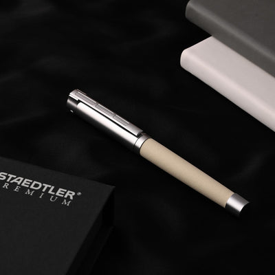 Staedtler Premium Corium Simplex Fountain Pen - Beige Leather CT 10