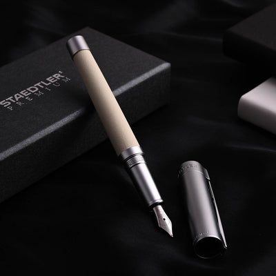 Staedtler Premium Corium Simplex Fountain Pen - Beige Leather CT 7
