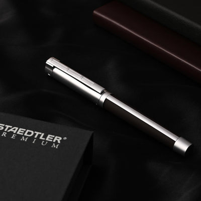 Staedtler Premium Corium Simplex Fountain Pen - Brown Leather CT 10