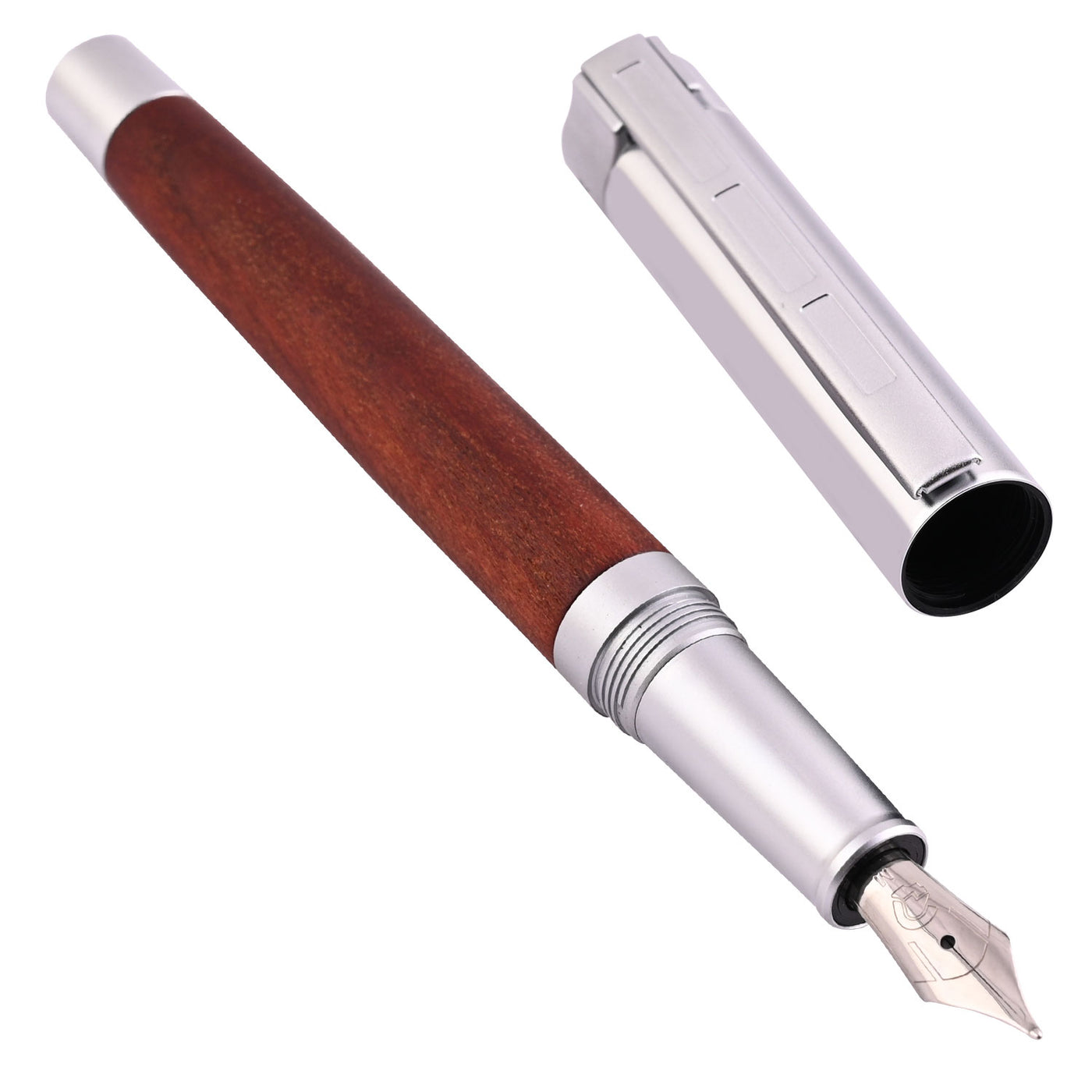 Staedtler Premium Lignum Fountain Pen - Plum Wood CT 3