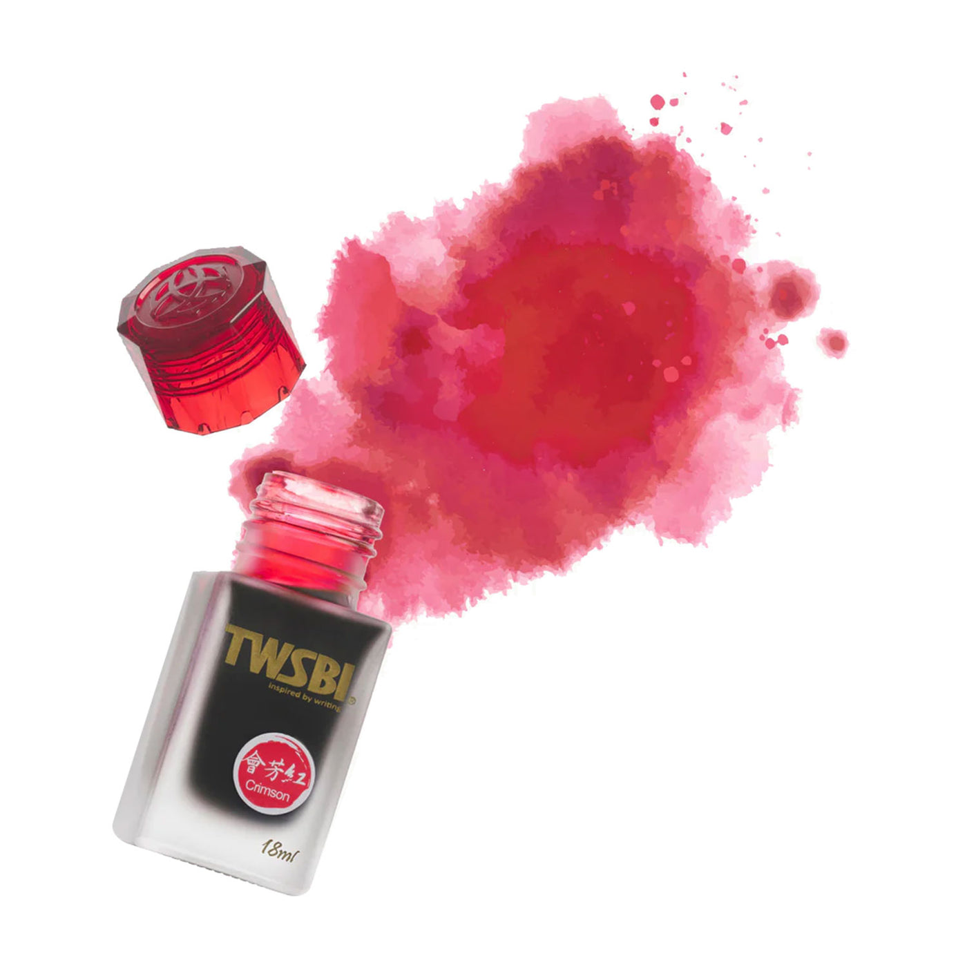 TWSBI 1791 Ink Bottle, Crimson - 18ml 2