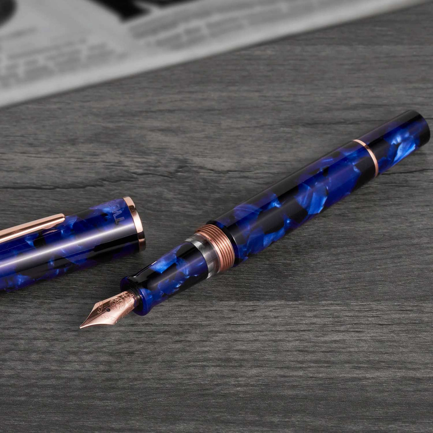 TWSBI Kai Fountain Pen - Dark Blue RGT (Limited Edition) 5
