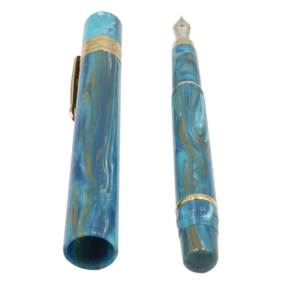 Taccia Covenant Fountain Pen - Blue Apatite 3