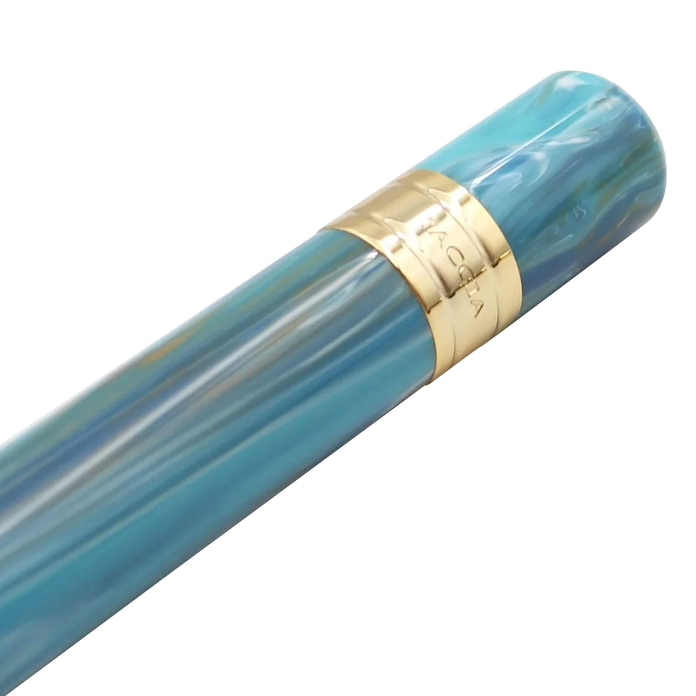 Taccia Covenant Fountain Pen - Blue Apatite 4