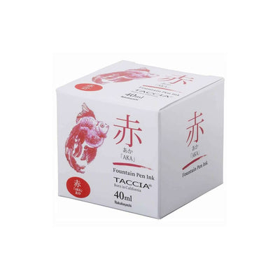 Taccia Sunao-Iro Japanese Ink Bottle Aka (Red) 40ml 3