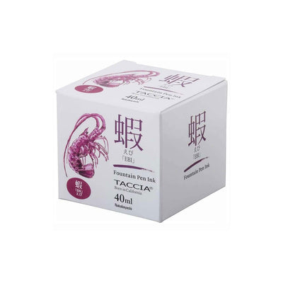 Taccia Sunao-Iro Japanese Ink Bottle Ebi (Purple Red) 40ml 3