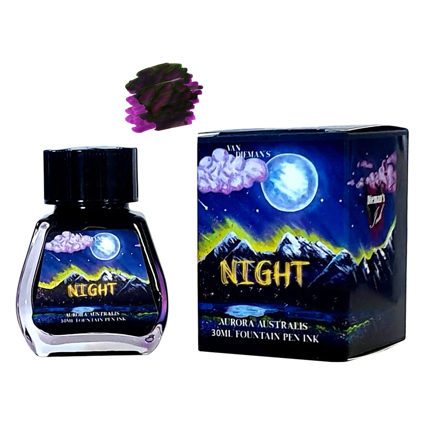 Van Dieman's Night Ink Bottle Aurora Australis - 30ml