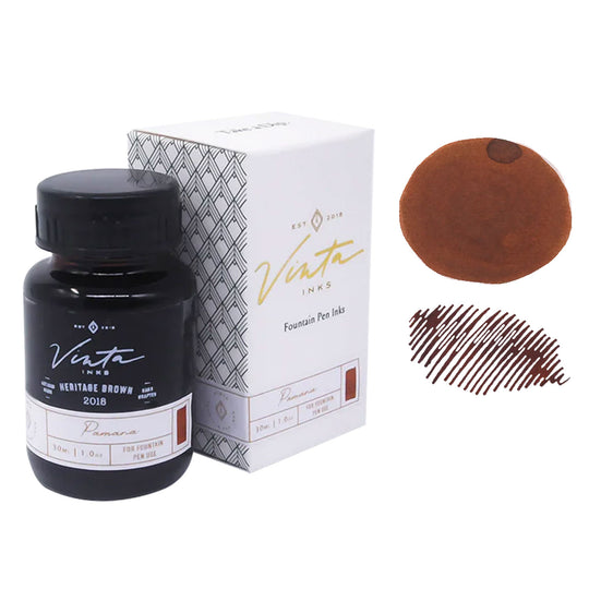 Vinta Ink Bottle, Heritage Brown - 30ml