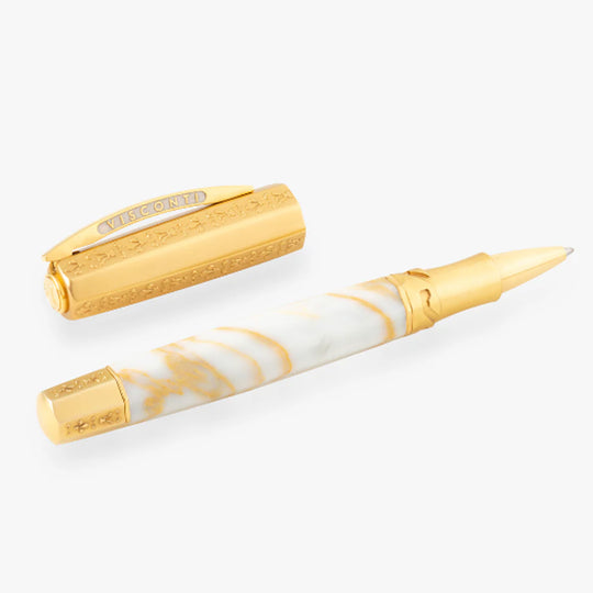 Visconti IL Magnifico Roller Ball Pen - Calacatta Gold (Limited Edition)