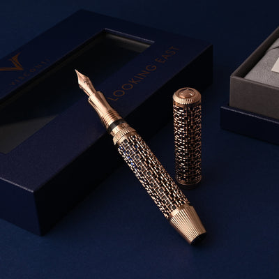 Visconti Looking East Fountain Pen - Rosegold (Limited Edition) 7