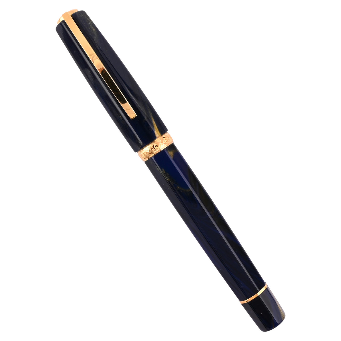 Visconti Medici Fountain Pen - Golden Blue GT 3