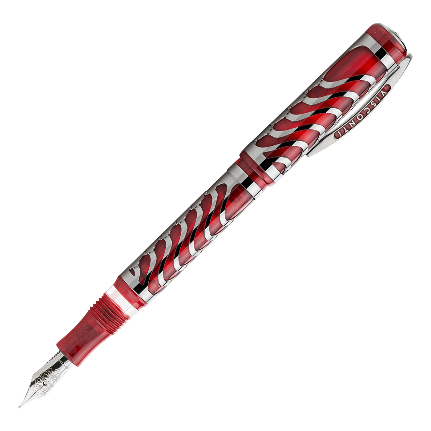 Visconti Skeleton Fountain Pen - Red (Limited Edition) 3
