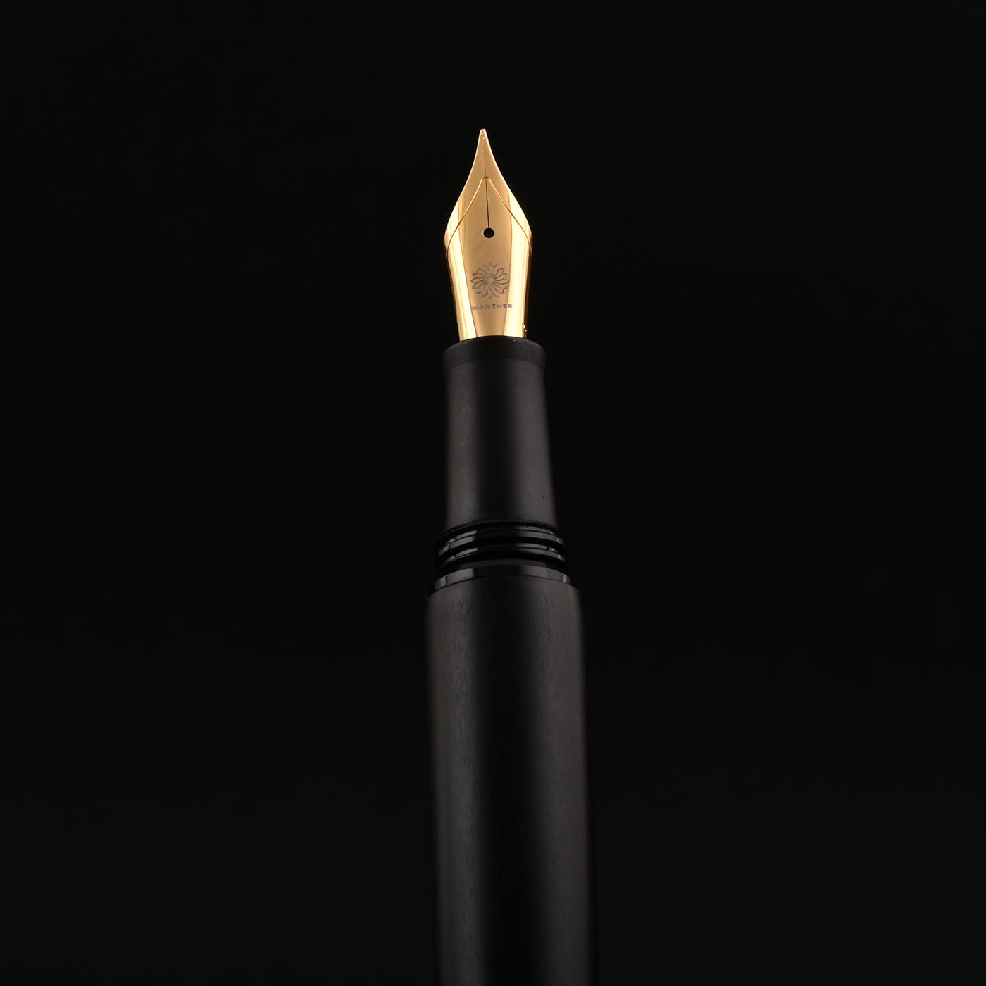 Wancher Dream True Ebonite Fountain Pen - Matte Black GT 5