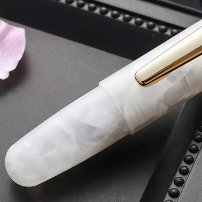 Wancher PuChiCo Fountain Pen - White Snow GT 4