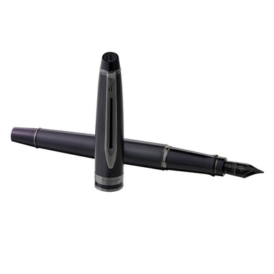 Waterman Expert Fountain Pen - Metallic Black RT 3