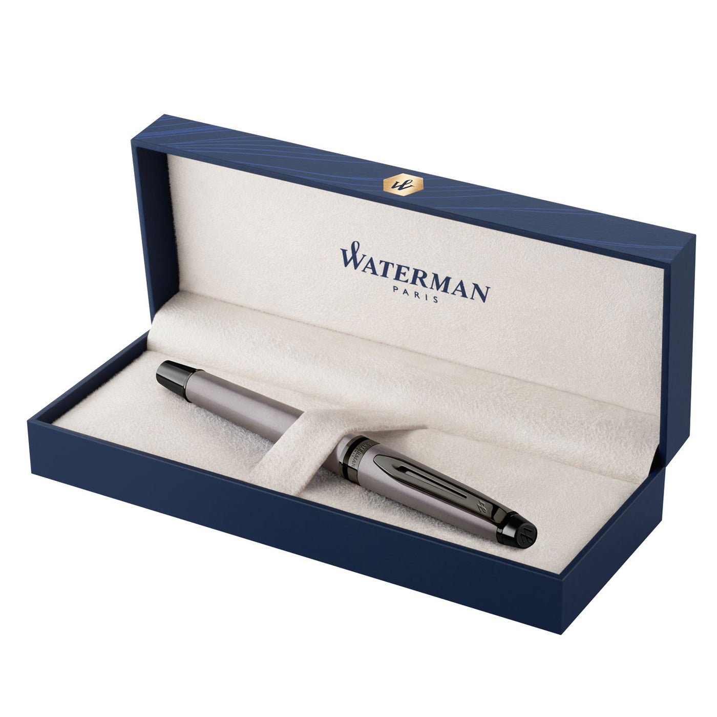 Waterman Expert Fountain Pen - Metallic Silver RT 7