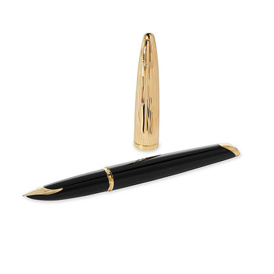 Waterman Carene Essential Fountain Pen - Black & Gold 3