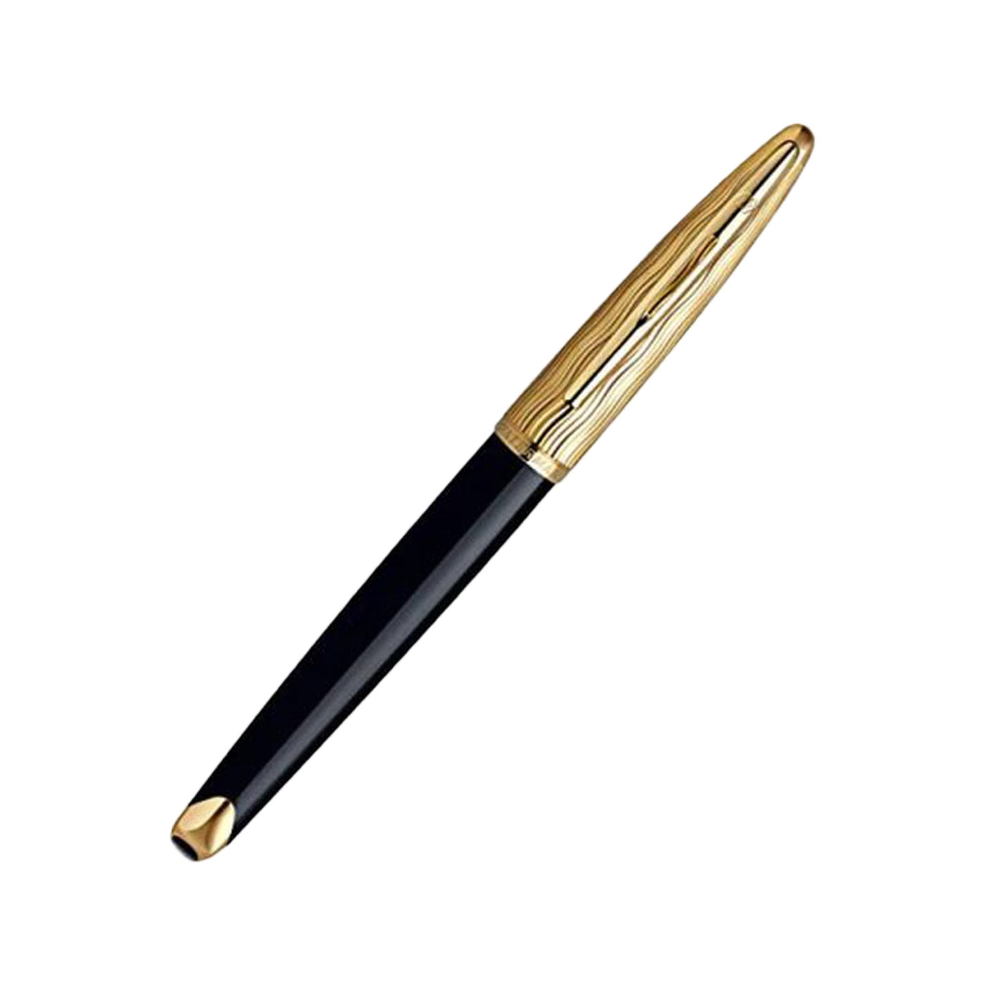 Waterman Carene Essential Roller Ball Pen - Black & Gold 2