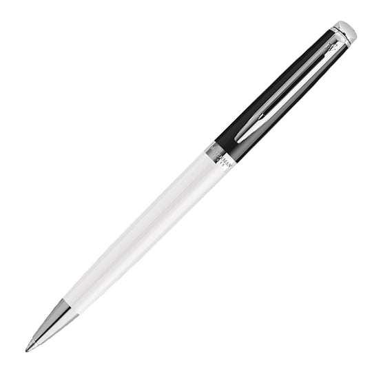 Waterman Hemisphere Colour Blocking Ball Pen - Black & White CT