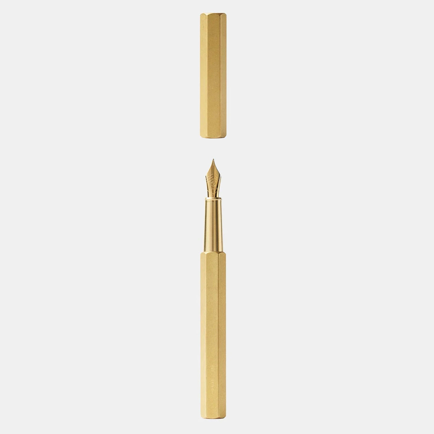 YSTUDIO Classic Revolve Fountain Pen Brass Steel Nib 5