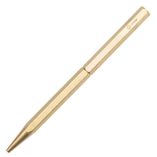 YSTUDIO Classic Revolve Slim Ball Pen, Brass