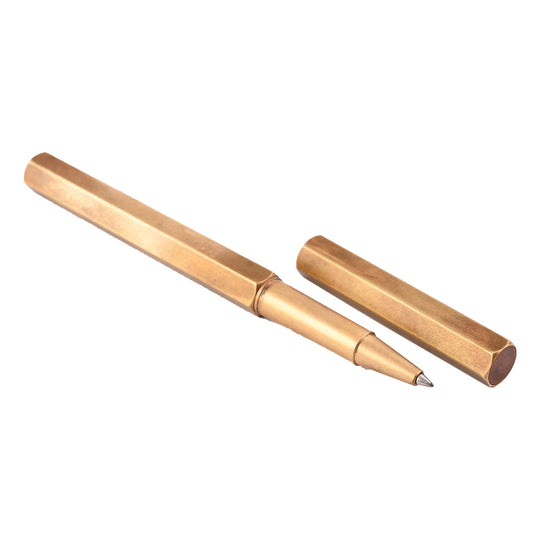 YSTUDIO Classic Revolve Roller Ball Pen, Brass