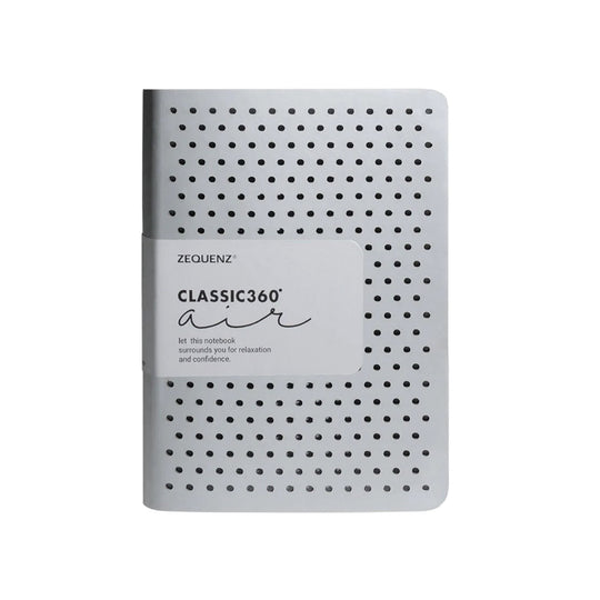 Zequenz Air Notebook, Silver - A5, Dotted