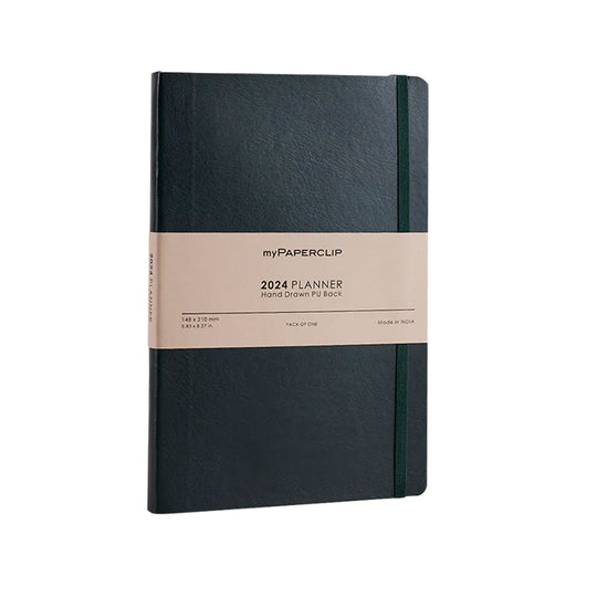 myPAPERCLIP R2 2024 Weekly Planner - Green