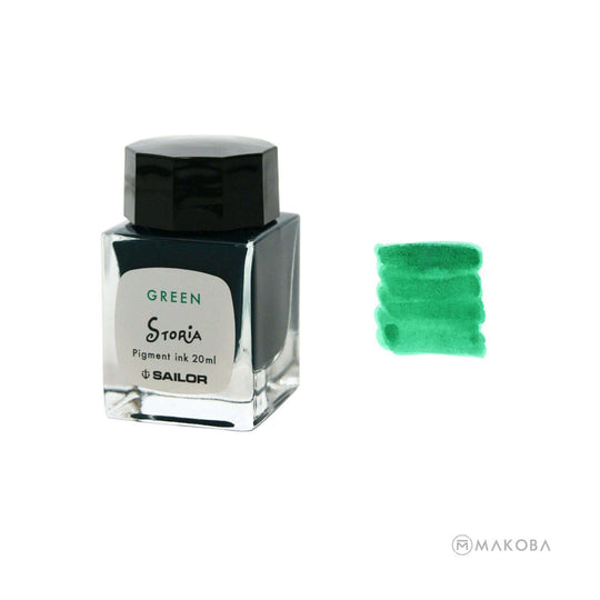 Sailor Storia Pigment Based Ink Bottle, Balloon (Green)