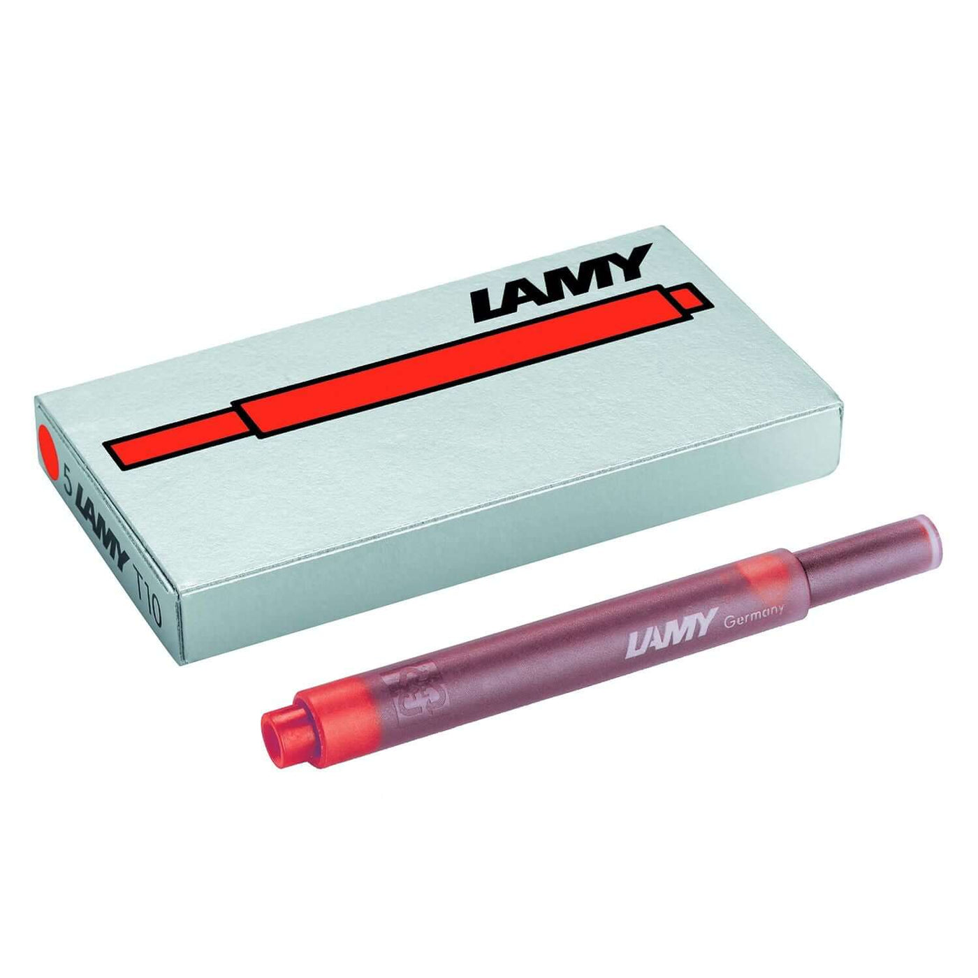 Lamy T10 Ink Cartridge Pack of 5 - Red