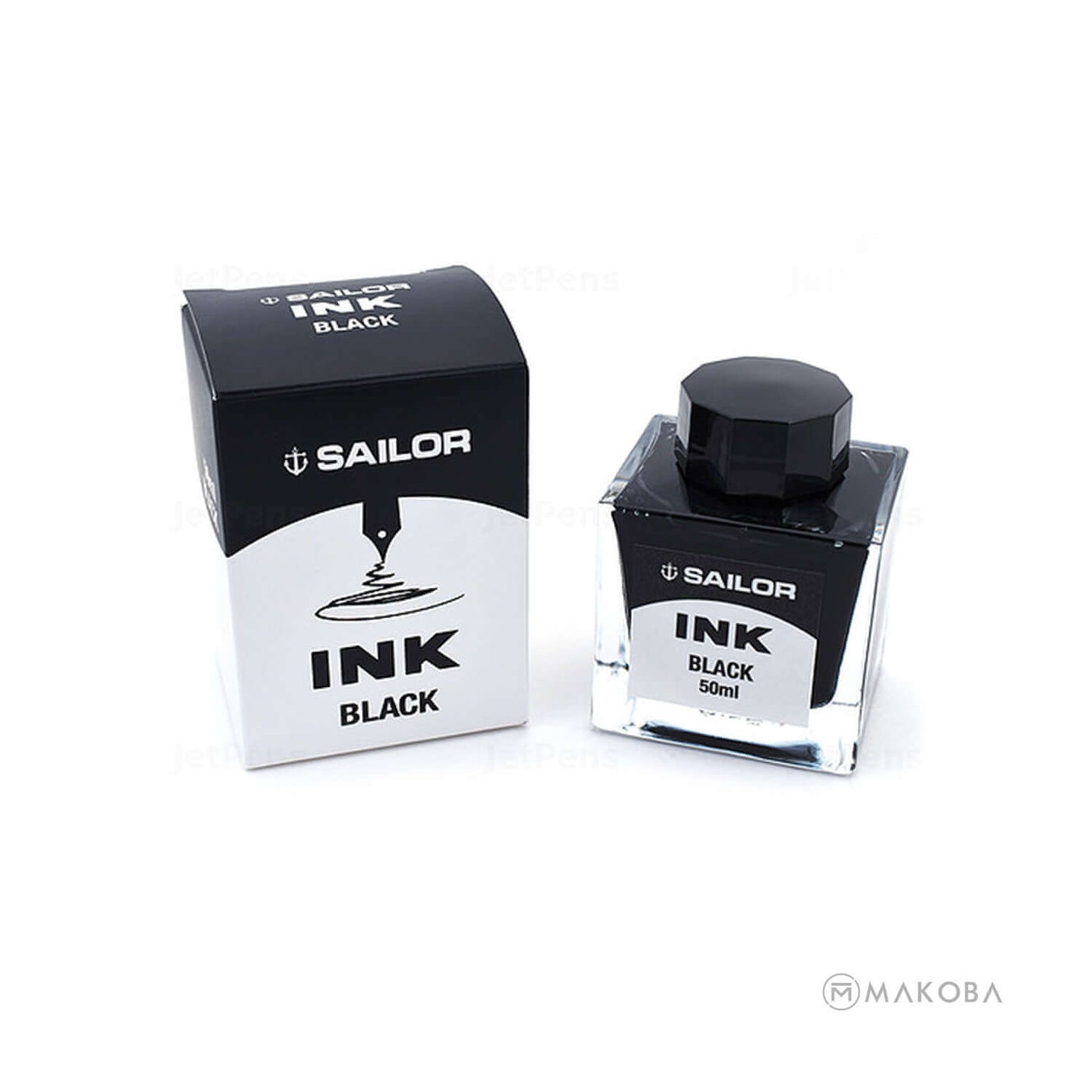 SAILOR DYE BASED BLACK INK BOTTLE 50ML 2