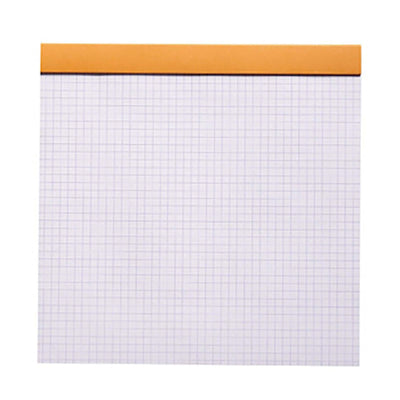 Rhodia Le Carre Notepad, Orange - Ruled 3