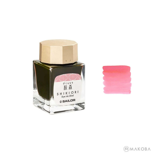 Sailor Shikiori Ink Bottle, Sakuramori (Pink) - 20ml