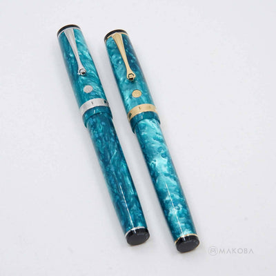 Wahl Eversharp Signature Classic Fountain Pen, Jade (Green) / Gold Trim - 18K Gold Nib 5