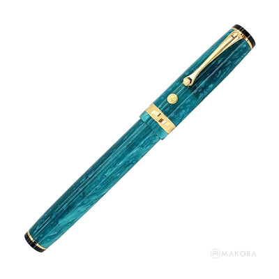 Wahl Eversharp Signature Classic Fountain Pen, Jade (Green) / Gold Trim - 18K Gold Nib 6