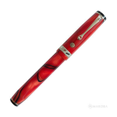 Wahl Eversharp Signature Classic Fountain Pen, Campari (Red) / Gold Trim - 18K Gold Nib 5